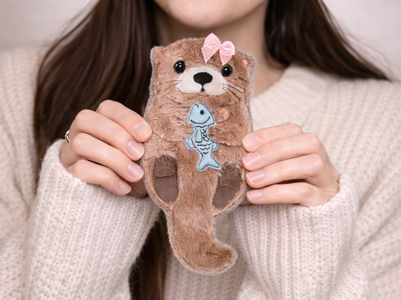Preview: Otter - doodle Stickdatei